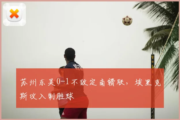 苏州东吴0-1不敌定南赣联，埃里克斯攻入制胜球